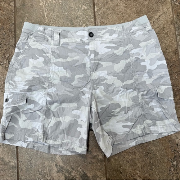 Style & Co. Pants - Style & Co. Light Gray Camo Cargo Shorts